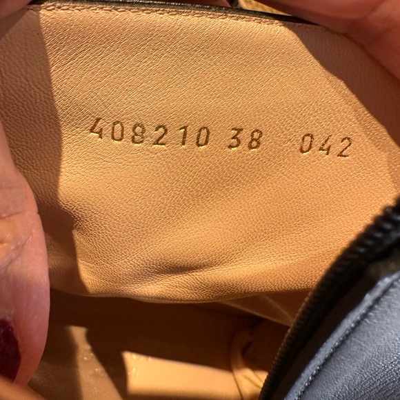 Authentic GUCCI MARMONT FRINGE Ankle Boots 3” Block Heel! Gorgeous 🥾 Size 8 - Picture 10 of 14